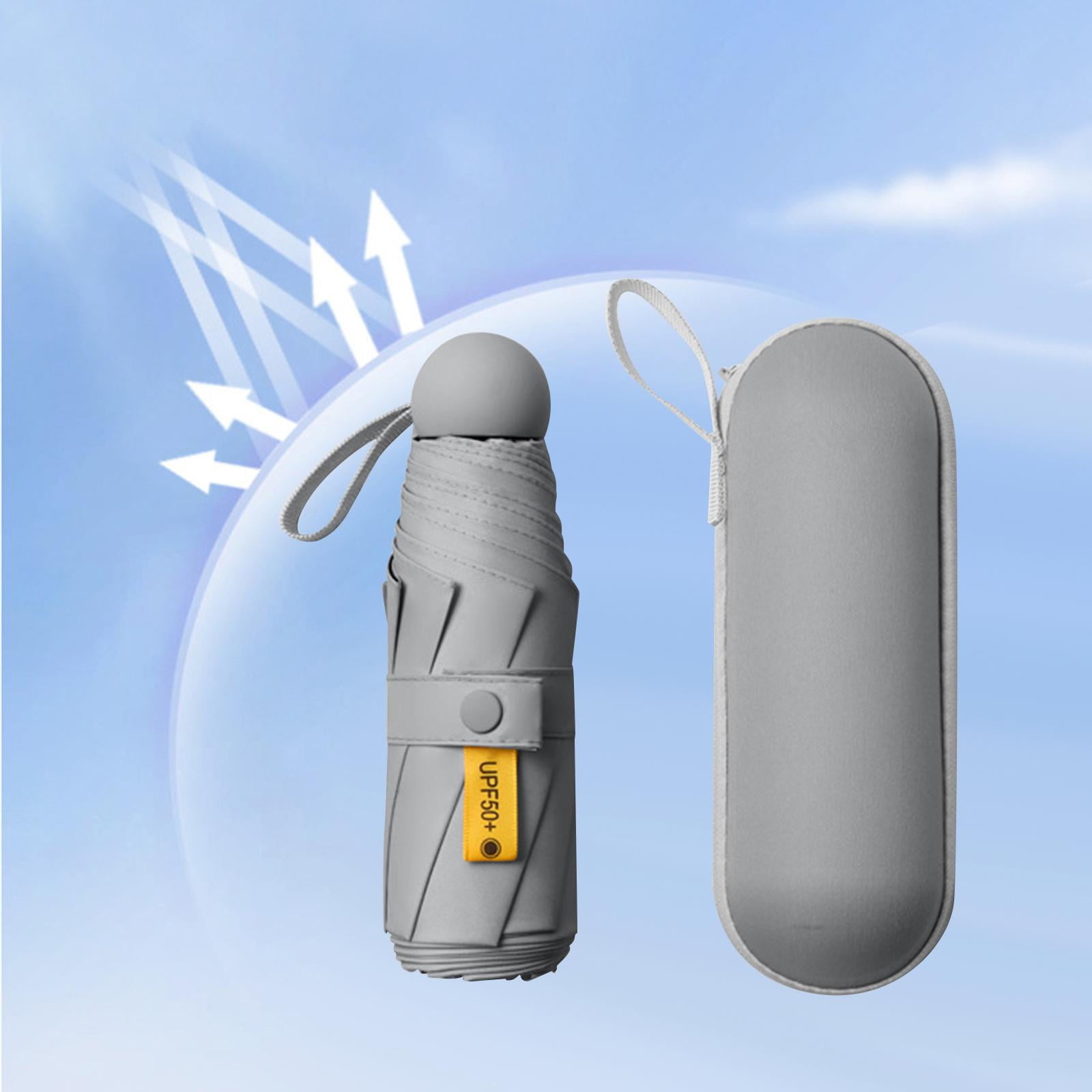 Travel Sunshade Umbrella Pocket Umbrella Collapsible Small Folding Umbrella Waterproof Anti Rust