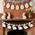 thumbnail image 5 of Mrzvby Easter Themed Holiday Decorations,Easter Wooden Beaded Bunny Bead Rope Banners Decoration, 5 of 7