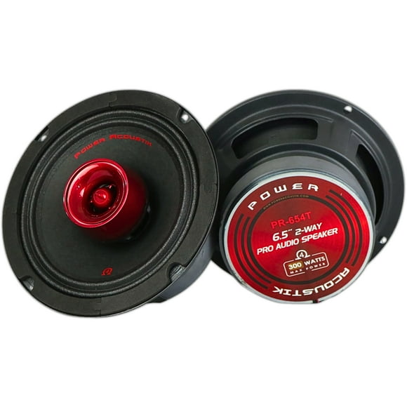 Bocinas Power Acoustik PR-654T 6.5 PLG 300W Open Show