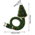 thumbnail image 3 of Holiday Projector Light Christmas Tree Shaped Plug In Lamp Creates Vibrant Seasonal Projection for Indoor Room Styling, 3 of 8
