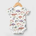 thumbnail image 2 of Fairytale Mushroom Rainbow Bodysuit for Boy Girl Enchanted Mushroom Forest Baby Romper Colorful Mushroom Infant One Piece Outfits, 2 of 7