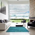 thumbnail image 7 of Ahgly Company Machine Washable Indoor Square Transitional Dark Turquoise Green Area Rugs, 3' Square, 7 of 7