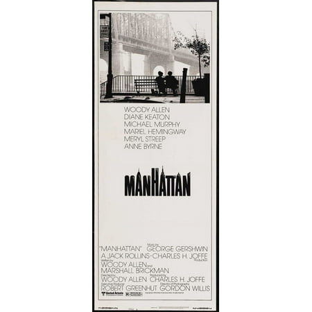 UPC: 0671863515101 | Manhattan – movie POSTER (Insert Style A) (14  x 36 ) (1979)