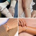 thumbnail image 3 of 3pieces/set Sister Matching Bracelets With Card Promise Distance Bracelets Girls Friendship Birthday Gift Jewelry Bangle, 3 of 5