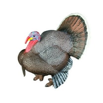 LOLIPPYY Simulation Turkey Model Realistic Turkey Figurine Wildlife Animal Model Home Miniature Decor Children's Toy Ornament