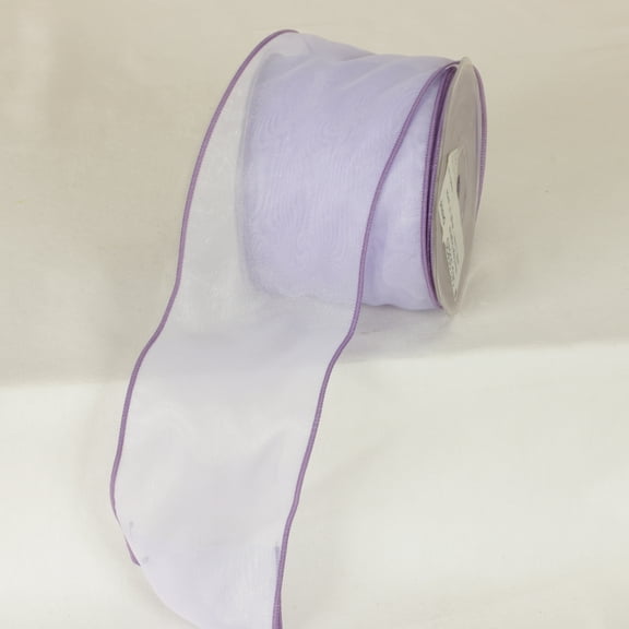 The Ribbon People Orchid Organza Wired Craft Ribbon 3" x 27 Yards