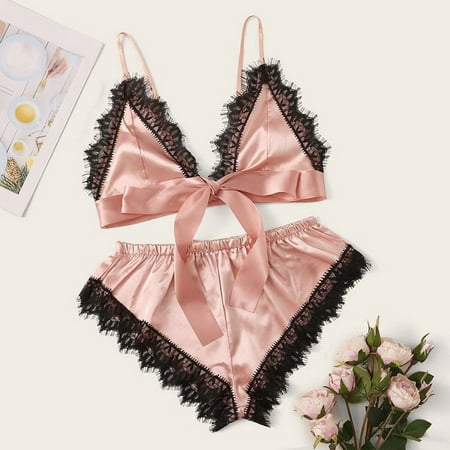 

Lingerie For Women Fashion Underwear Suits Lingerie Underwear Sleepwear Pajamas Push up Strapless Bras for Women 34a Silk Bodysuit Lingerie for Women Ladies Lingerie