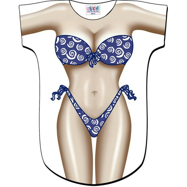 LA Imprints - Purple Sparkle Bikini Body Tee Shirt Cover-Up #15 (One Size F...