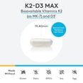 thumbnail image 6 of XYMOGEN K2-D3 Max - Vitamin D3 K2 Supplement for Bone & Immune Support* - High-Strength K2 MK-7 - Non-GMO, Gluten-Free, Vegetarian - 60 Capsules, 6 of 6