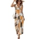 thumbnail image 1 of Vestido Largo Sin Mangas Para Mujer, Abstract Geometrical Traje Informal Para Cumpleaños, Verano, 1 of 5