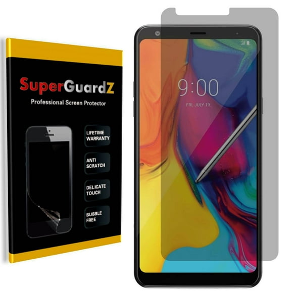 [2-PACK] For LG Stylo 5 SuperGuardZ Screen Protector [Privacy Anti-Spy], Anti-Scratch, Keep Your Screen Secret, Anti-Fingerprint