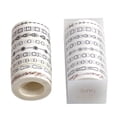 thumbnail image 2 of Washi Tape Set for DIY Crafts Decorative Paper Masking Tapes Eco Friendly and Easy to Use 9pcs, 2 of 8