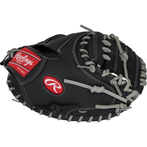 Rawlings Select Series Baseball Catchers Glove, Youth, Black, 33 inch