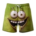 thumbnail image 4 of Men Shorts Casual Men's Casual Beach Shorts for Everyday Wear Without Resort Boundaries for Summer Comfort and Relaxation Army Green L, 4 of 4