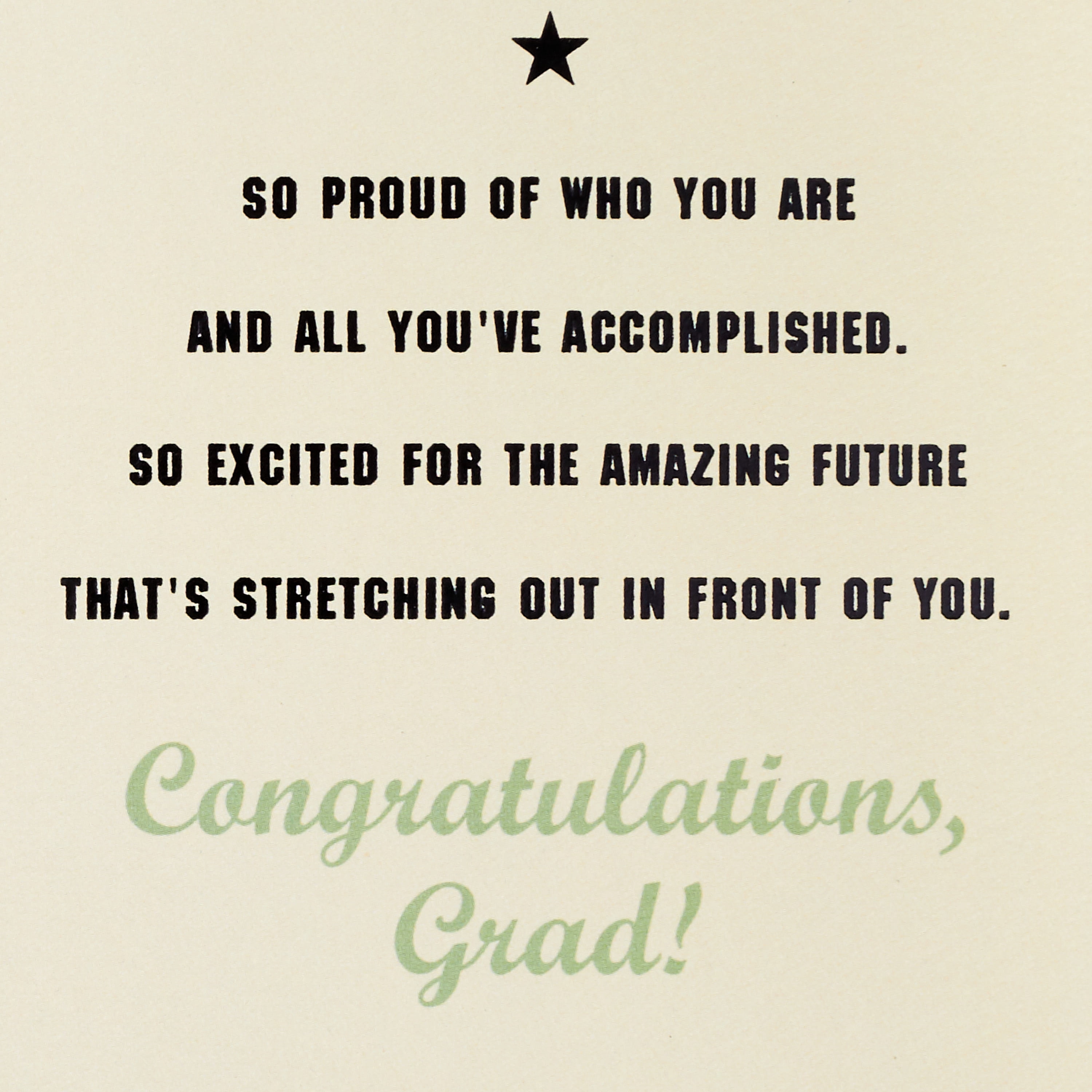 Hallmark Graduation Greeting Card (Yes! Grad Silhouette)