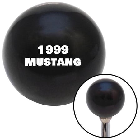 American Shifter White 1999 Mustang Black Shift Knob with M16 x 1.5 Insert Shifter Auto Manual Brody