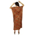 thumbnail image 6 of Bimba Women Long Printed Maxi Kaftan Cotton Night Wear Caftan Gown Coverup, 6 of 6