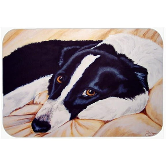 Naptime Border Collie Mouse Pad, Hot Pad or Trivet