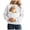 White, variant on COMVALUE Cat Pouch Hoodie Pet Carrier Hoodies Women Oversized Kangaroo Pocket Lightweight Sweatshirts for Carriering Dogs (Coffee, S)