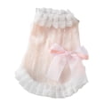 thumbnail image 6 of Pet Skirt with Lace Edge - Adorable Reusable Close-fitting - Breathable Bowknot Decor - Summer Kitty Clothes for Outdoor Fun, 6 of 8