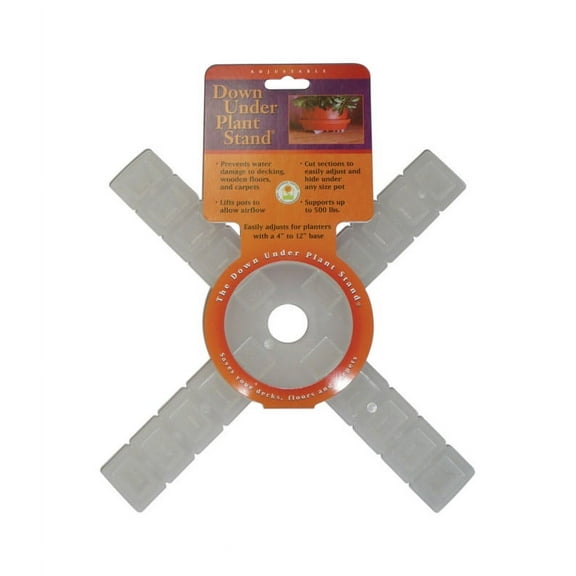 Bosmere 10440 Down Under Plant Stand, Clear, 12-In.