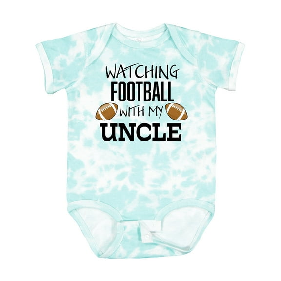 Inktastic Watching Football with My Uncle Boys or Girls Baby Bodysuit