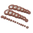 thumbnail image 3 of pitrice Tampons de Saxophone Accessoires en Cuir Pièces de Rechange Portables Artificielles Ensemble d'Accessoires pour Instruments de Musique Baritone/26 Pcs Baritone/26 Pcs, 3 of 6