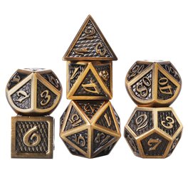 Set Dés Polyédriques Fantasy Dés Magiques OriCraft - Set 7 Dés