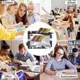thumbnail image 6 of Vintage White Shark 2 Pack Pencil Pouch for 3 Ring Binder Smooth Zipper Folders with Pockets Clear Window Pencil Case, 6 of 6