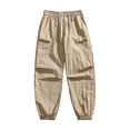 thumbnail image 2 of GSPCLAM Cargo Pants for Men Summer Drawstring Lightweight Pants with Multi Pockets Moisture Wicking Gym Pants for Training, 2 of 5