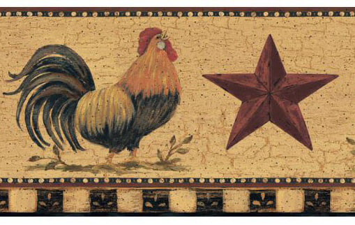 Large Scale Dimensional Barn Star Distressed Country Red /& Black Primitive Farm Wall D/écor