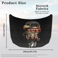 thumbnail image 7 of Uorisanigo USA Eagle Hood Cover Waterproof Elastic Hood Covers for Car Stretchable Car Hood Cover Protector Automotive Accessories Suitable for Cars Vehicles Decorate, 7 of 7