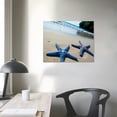 thumbnail image 3 of TIAOTIAOHOU Canvas Wall Art Beach Picture Sea Starfish Sand Seascape Painting Modern Artwork Framed for Home Bedroom Bathroom Decoration, 3 of 4
