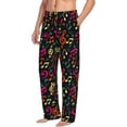 thumbnail image 6 of Disketp Music Notes Men's Pajama Pants - Ultra Soft Fleece Sleep and Lounge Pants (Size: S-XXL)-, 6 of 6