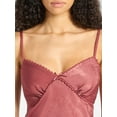 thumbnail image 4 of No Boundaries Woven Cami Top with Lace Trim and Bow, Women's, 4 of 5