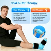 Comfytemp Large Ankle Foot Ice Pack Wrap for Injuries, Reusable Gel Cold Packs for Feet, Achilles, Arch