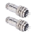 thumbnail image 2 of 2 uds conector de aviación aleación de Zinc macho hembra conector de aviación enchufe 20mm AC DC 250V, 2 of 8
