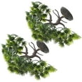 thumbnail image 4 of 2 piezas de peces artificiales bonsai pino planta planta de peces plantas de acuario decoración del paisaje, 4 of 5