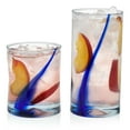 Libbey Blue Ribbon Impressions 16Piece Tumbler and Rocks Glass Set