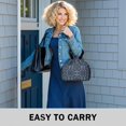 thumbnail image 6 of Boho Bohemia Flower Drawstring Lunch Bag Women - Drawstring Lunch Bag Insulated for Work Office - Stain-Resistant Large Lunchbags for Women with Multi-Pockets, 6 of 6