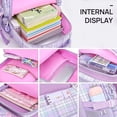 thumbnail image 4 of Mochilas Escolares AMLEBE para Niñas Gran Capacidad Impermeable Bolsa Libro, 4 of 5