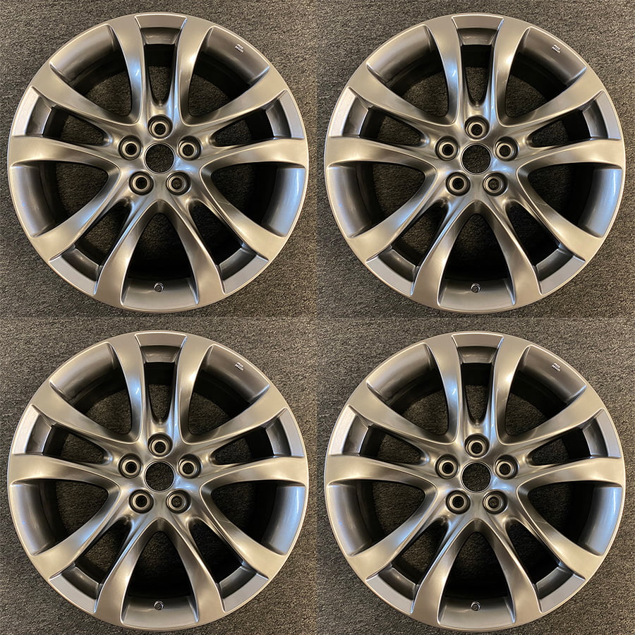 Set Of 4 19 19x75 Alloy Wheels For Mazda 6 2014 2017 Hyper Silver Oem
