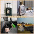 thumbnail image 3 of Lishi Keychain Carabiner Clips - 2 Pack, Heavy Duty Stroller Hook Holder for Water Bottle, Keys, Backpack, Tools, 3 of 4