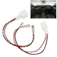 2pcs 10W Car Audio Speaker Wiring Harness ABS 12V Connector Cable