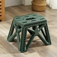 thumbnail image 3 of Sturdy Outdoor Folding Stool: Lightweight, High Load Capacity & Versatile Use! Green, 3 of 10