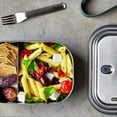 thumbnail image 4 of Black+Blum 34 Oz Leak Proof Stainless Steel Lunch Box Large Fork Included - Ocean, 4 of 6