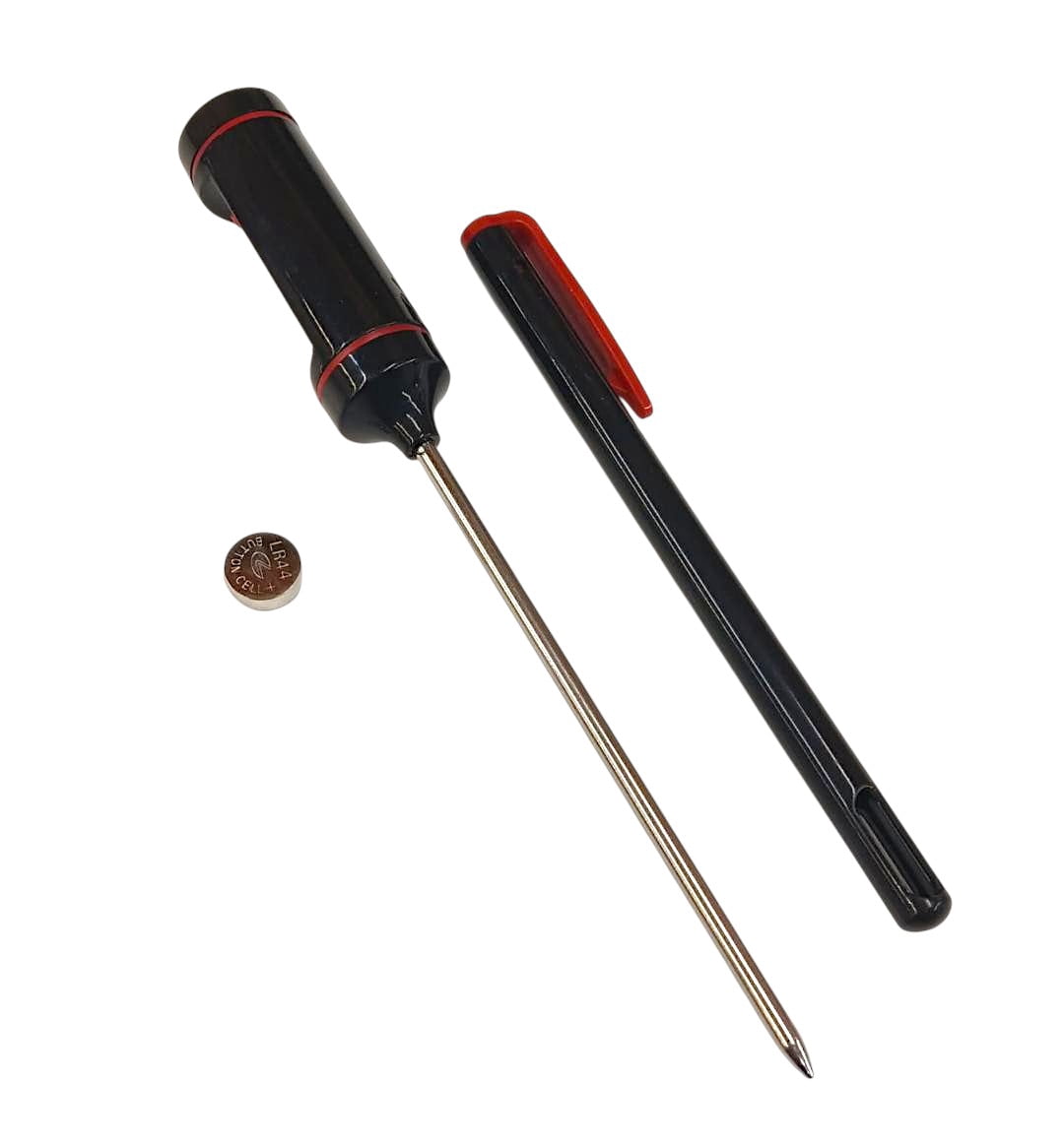 Digital Thermometer with Stainless Steel Sensorprobe, WT-1