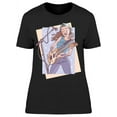 thumbnail image 1 of Girl Playing An Electric Guitar T-Shirt Women -Image by Shutterstock, Female Small, 1 of 2