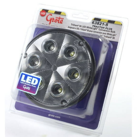 Grote Trilliant ® 36 LED Work Light, Tractor Plus Pattern, Spade/Screw Terminals