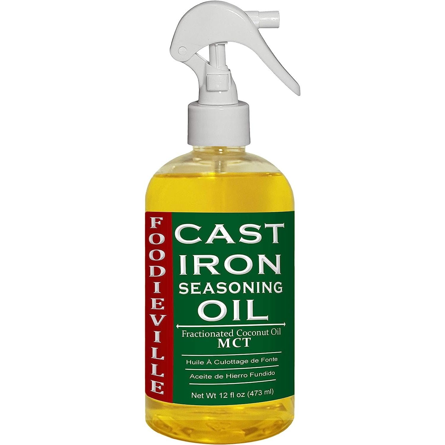 Foodieville Cast Iron Oil Nonstick Conditioner for Seasoning Skillets